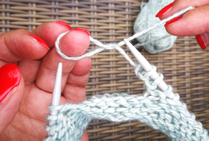 TRICOTER UNE BOUTONNIÈRE Étape 5